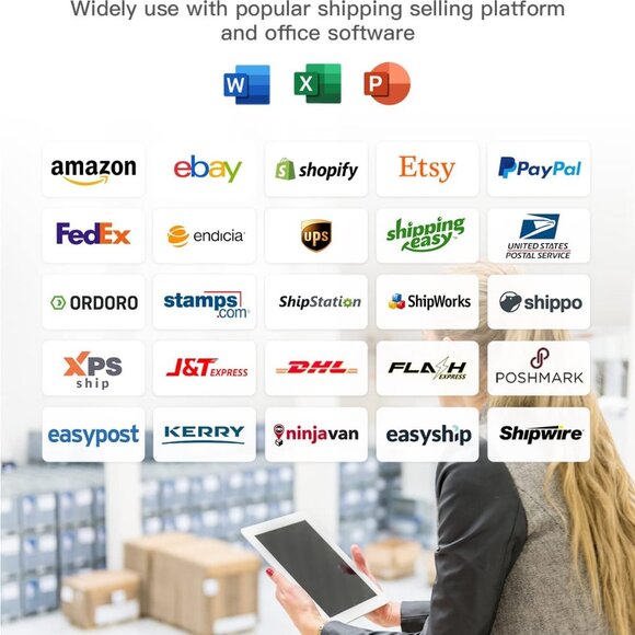 4000 Count Roll 4x6 Thermal Shipping Labels Standard Size- Brand New - Picture 3 of 5